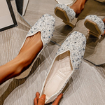 Belifi Square Toe Flat Shoes