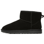Belifi Women's flat short warm snow boots