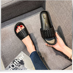 Belifi Comfortable Woven Flat Slippers