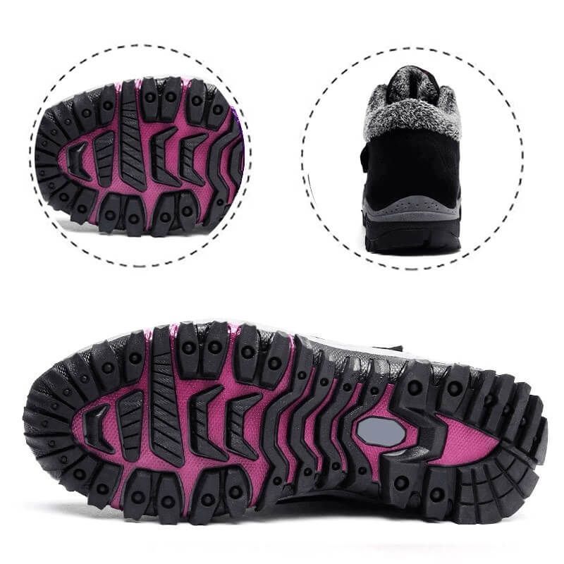 Belifi Snowy Villia Leather Ankle Boots