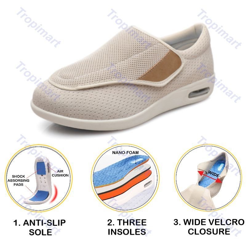 Belifi Plus Size Wide Diabetic Shoes For Swollen Feet Width Shoes-NW025-2