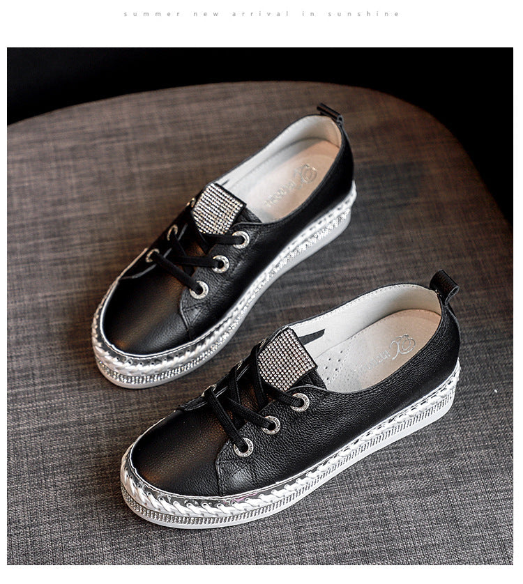 Belifi RhinestonesSoft-soled Versatile Shoes