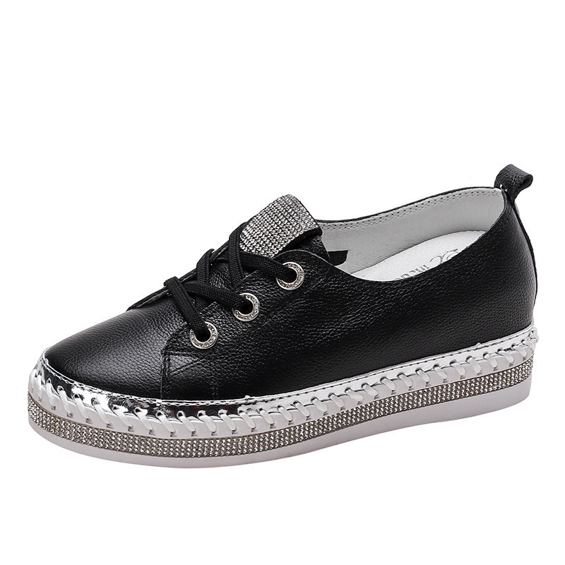 Belifi RhinestonesSoft-soled Versatile Shoes