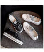 Belifi RhinestonesSoft-soled Versatile Shoes