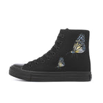 Belifi Casual Printed Butterfly High Top Shoes