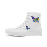 Belifi Casual Printed Butterfly High Top Shoes