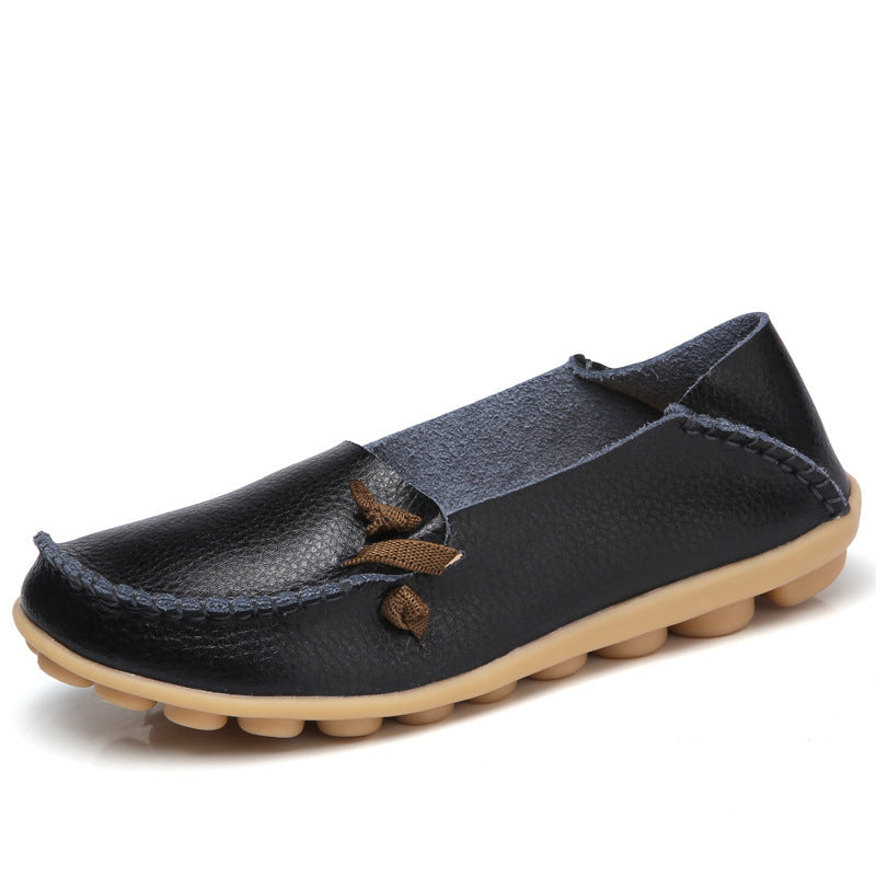 Belifi Women's Low Top Lace-up Flat Shoes