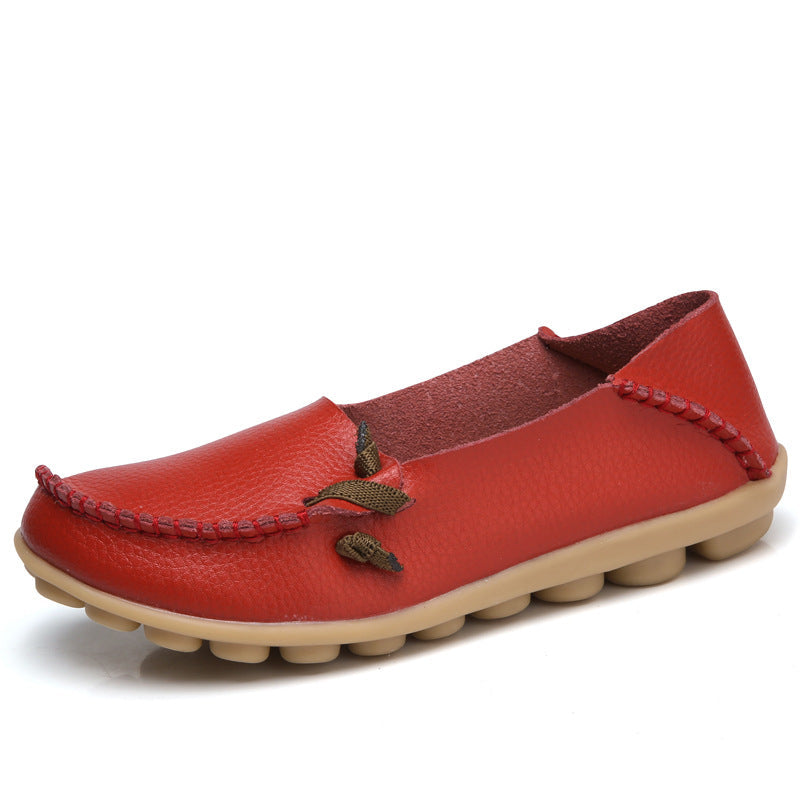 Belifi Women's Low Top Lace-up Flat Shoes