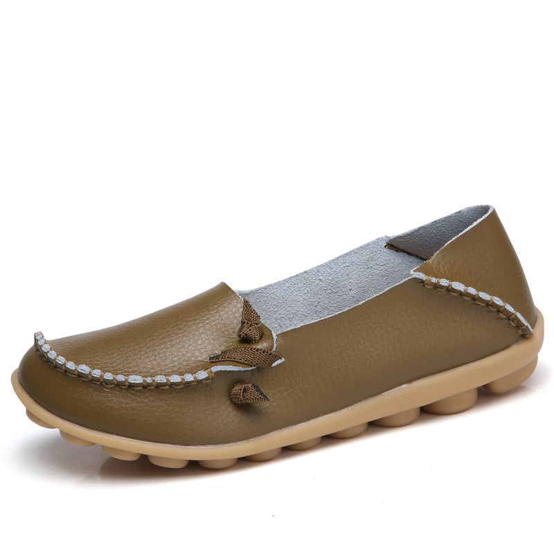 Belifi Women's Low Top Lace-up Flat Shoes