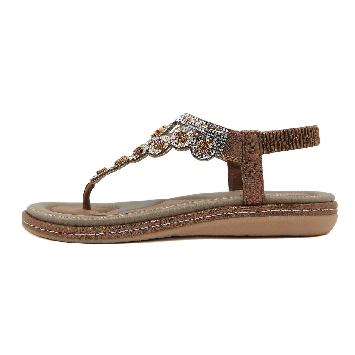 Belifi Flat Bottom Clamp Foot Comfortable Sandals