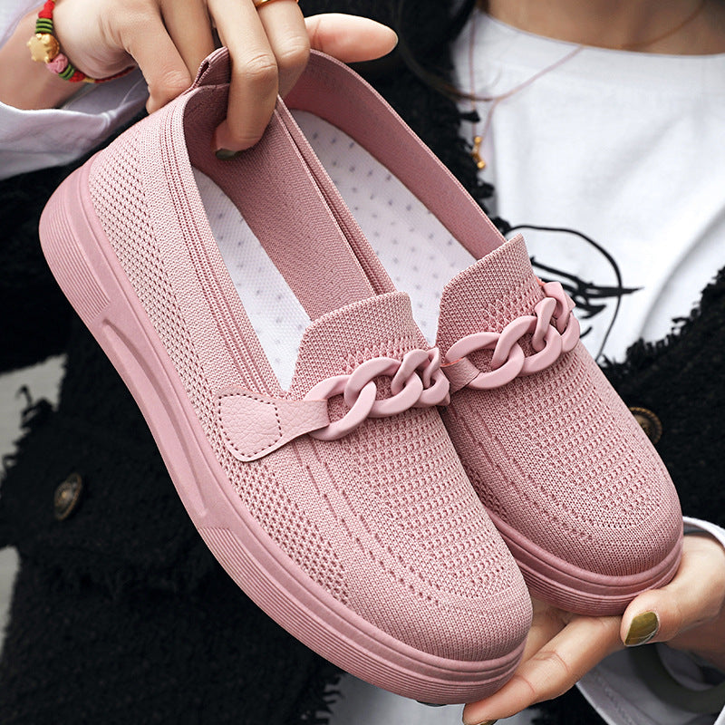 Belifi Flyknit comfortable women's singles shoes