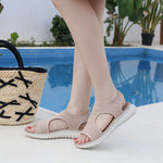 Belifi Women's Simple Lightweight Sports Wedge Heel Comfortable Sandals