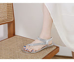 Belifi Flat Rhinestone Comfortable Versatile Sandals