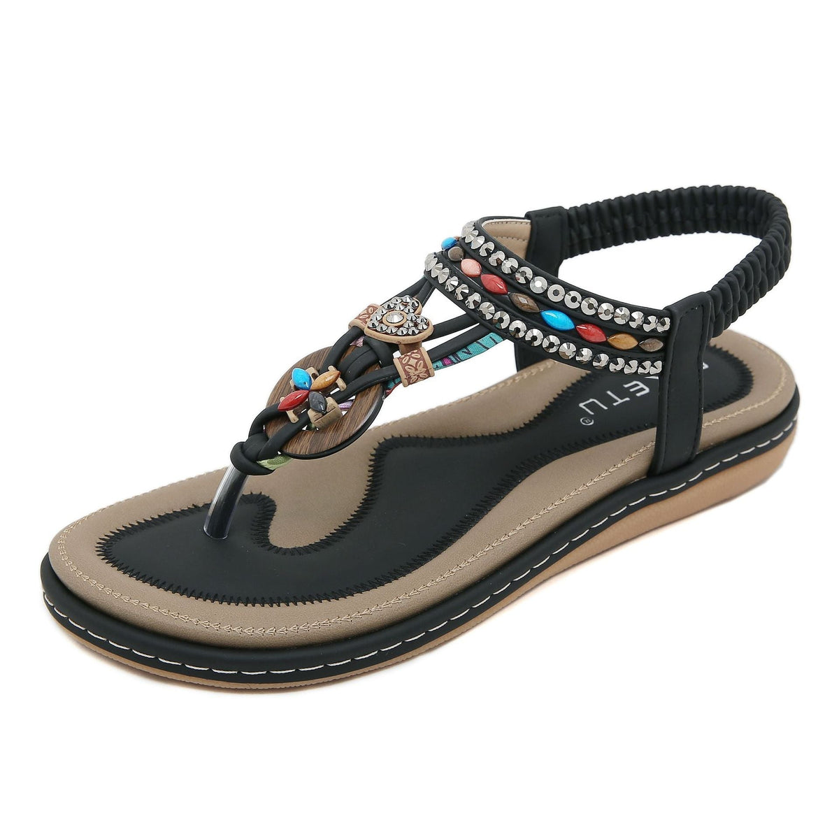 Belifi Rhinestone ComfortableStylish Sandals