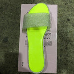 Belifi Flat Bottom Fashion Rhinestone Slippers