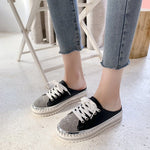 Belifi Platform Versatile Breathable Rhinestone Shoes