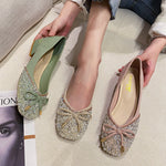 Belifi Women's Rhinestone Flats Fashion Sequin Wedding Shoes