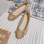 Belifi Shallow Mouth Round Head Flat Women's Shoes