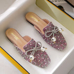 Belifi Flat Fashion Toe Slippers