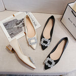 Belifi Lustrous GemSquare Leather Loafers