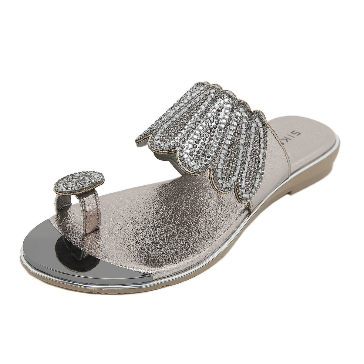 Belifi Flat Bottom Water Diamond Comfortable Sandals