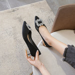 Belifi Lustrous GemSquare Leather Loafers