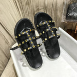 Belifi Platform Stud Sandals
