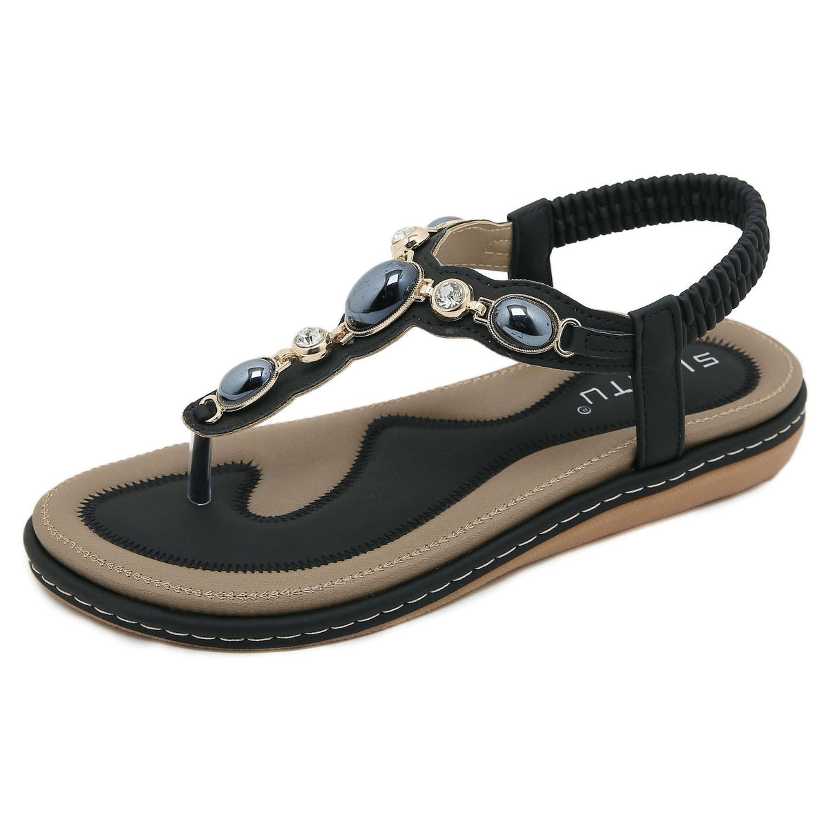 Belifi Comfortable Leisure Beach Flat Sandals