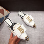 Version Of Rhinestone Flat-bottome Casual Slippers