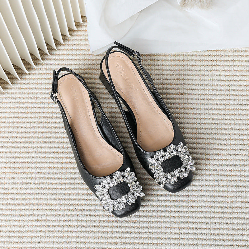 Belifi Parisian Elegance Rhinestone-Enthralled Sandals