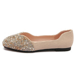 Belifi Square Toe Sequin Shoes