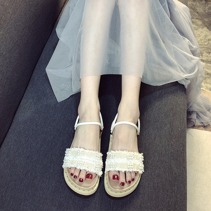 Belifi Flat Fashion All-match Slippers