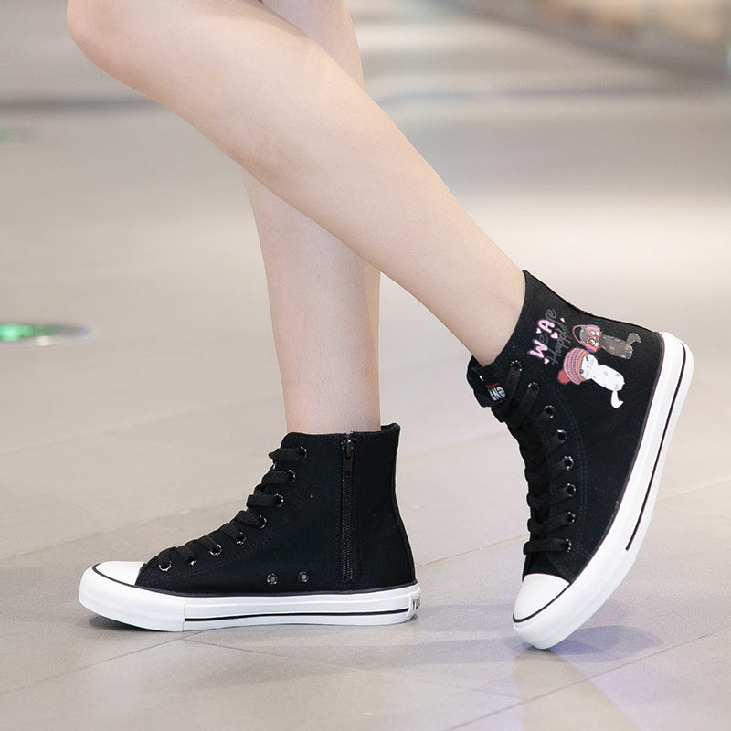 Belifi Cartoon Cute Casual High Top Shoes