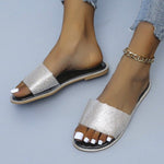 Belifi Fashion Rhinestone Soft-Soled Slippers