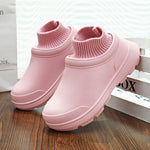 BelifiCotton Slippers Women's Winter Heel Home Anti-Slip Cotton Shoes