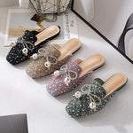 Belifi Flat Fashion Toe Slippers