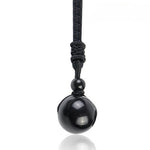 Black Obsidian Talisman - Necklace for Protection