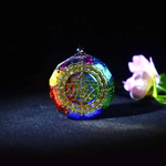 Belifi-Chakra Orgonite Necklace - Balances Orgone Energy & EMF Protection-1
