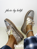 Belifi Shimmering Butterfly: Rhinestone-Encrusted Slip-On Shoes