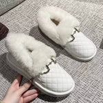 Belifi Winter Women's Comfortable and Warm Furry Cotton Shoes