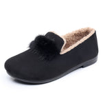 Belifi Winter Women's Casual Fleece-Lined Anti-slip Soft-Sole Cotton Shoes