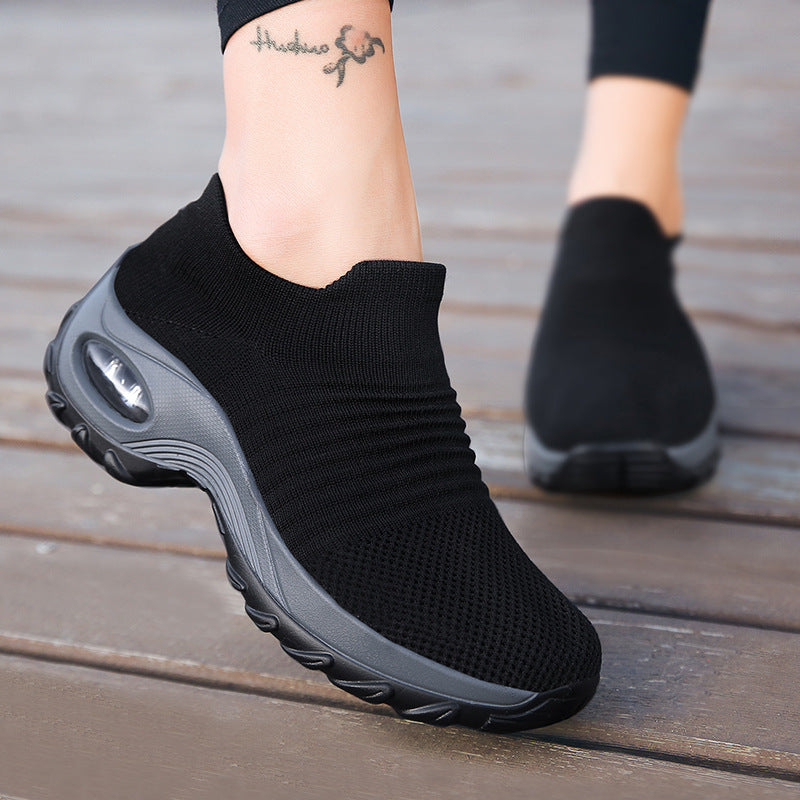 Belifi Women's Stylish Lightweight Flyknit Sports Casual Shoes
