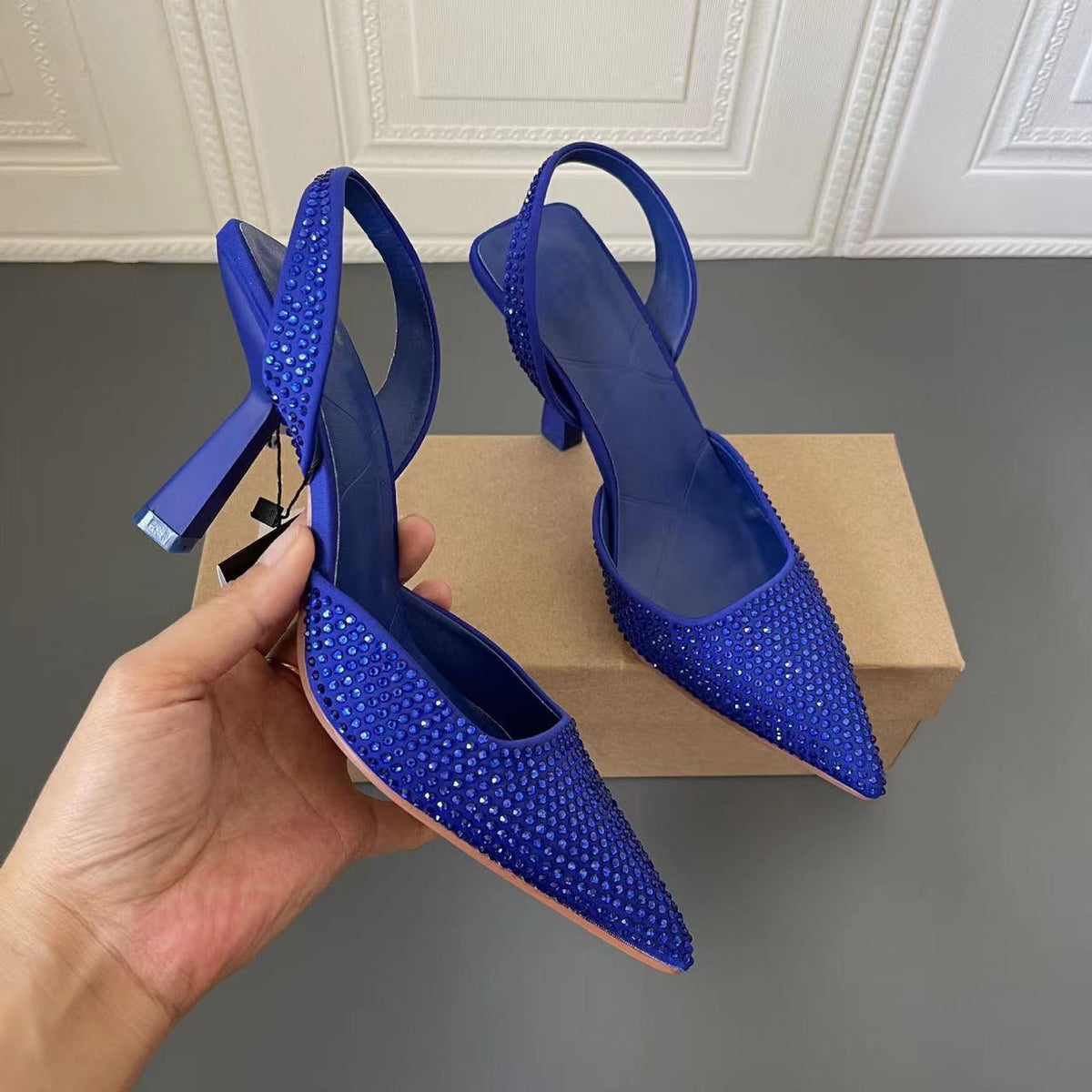 BelifiHigh HeelDiamond Sandals