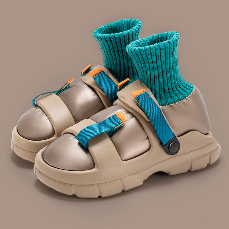Belifi Winter Women's Down-filled Waterproof Fashion Cotton Shoes