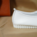 Belifi Autumn Women's Versatile Lace-up Small Leather Shoes