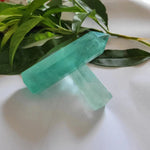 Natural lake blue fluorite