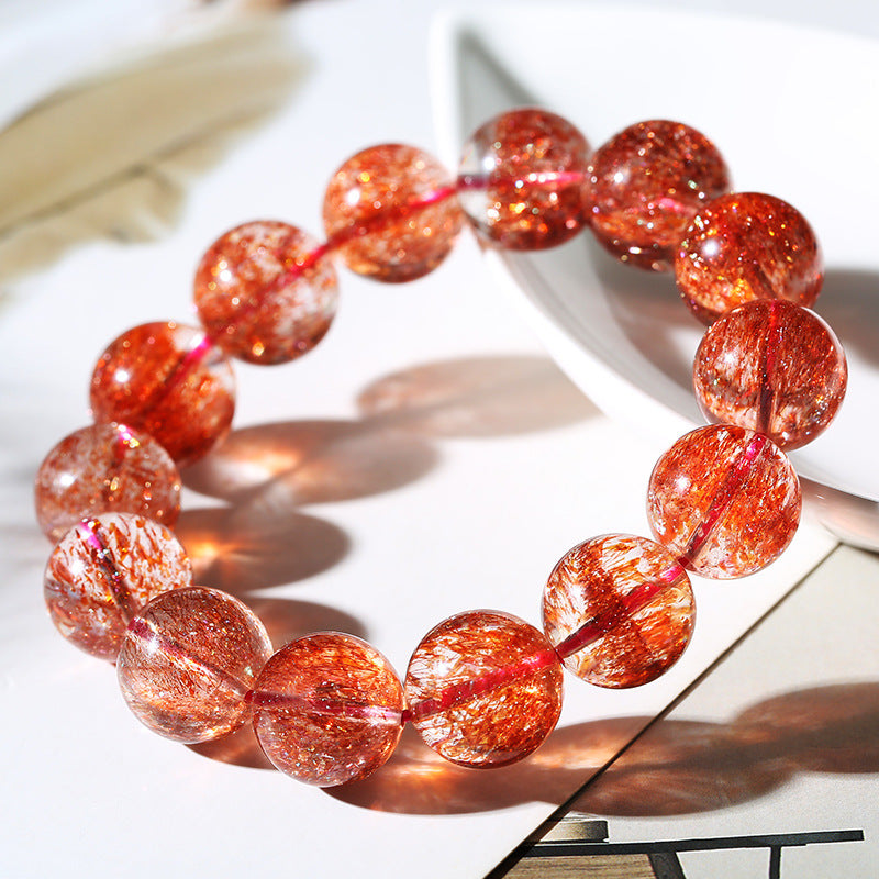 Rose Gold Agate Blessing Bracelet