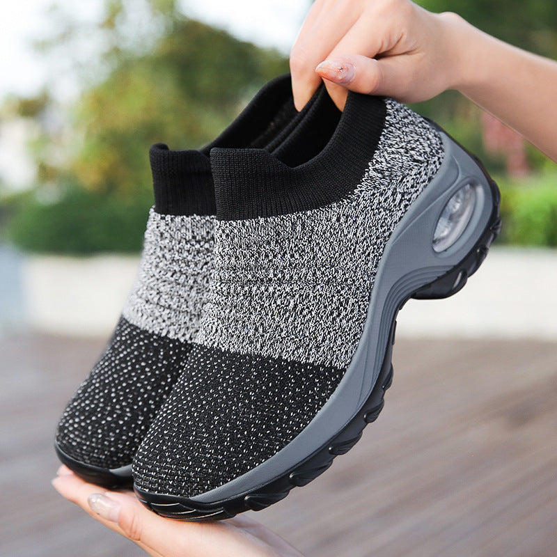 Belifi Women's Stylish Lightweight Flyknit Sports Casual Shoes