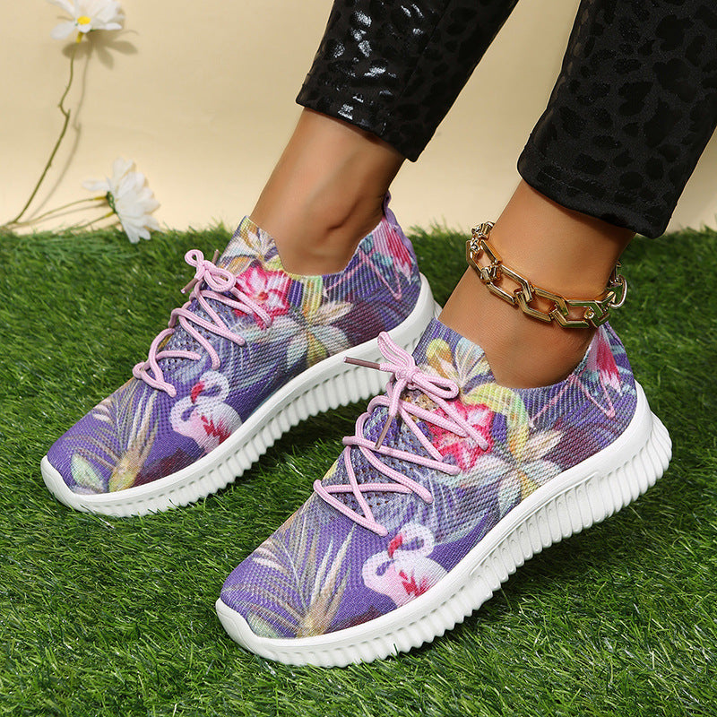 Belifi Women's Stylish Lightweight Flyknit Sports Casual Shoes