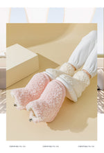 Belifi Winter velvet waterproof home indoor and outdoor high-top cotton slippers